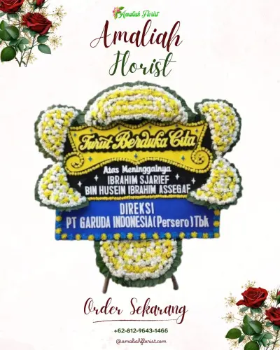 Papan Bunga Duka di Pekunden