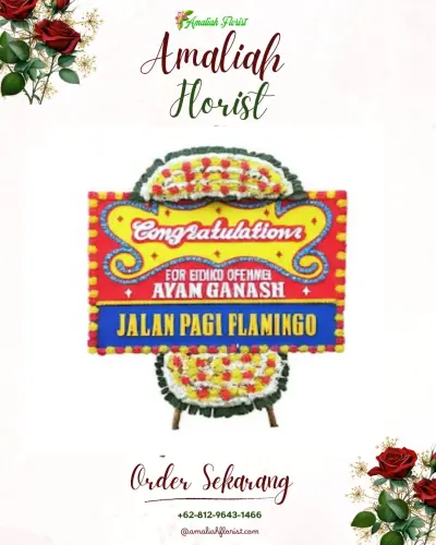 Bunga Papan Congratulation di Pekunden